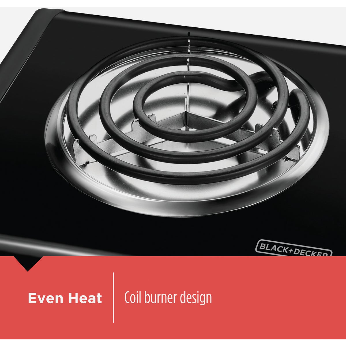 Black & Decker Single Coiled Burner Range Image 2