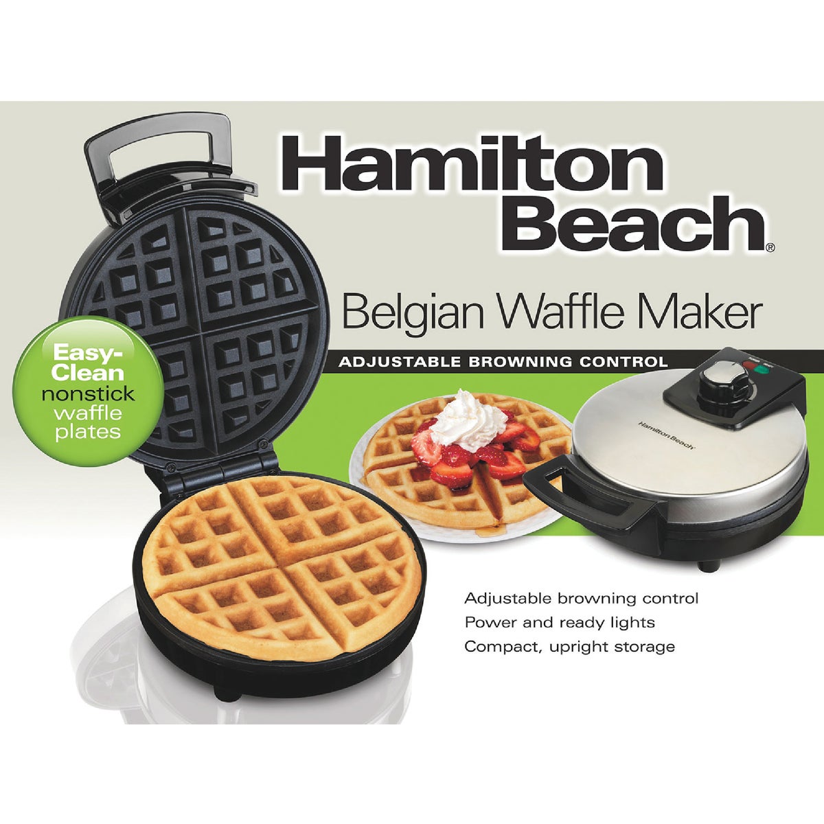 Hamilton Beach Belgian Waffle Maker Image 3
