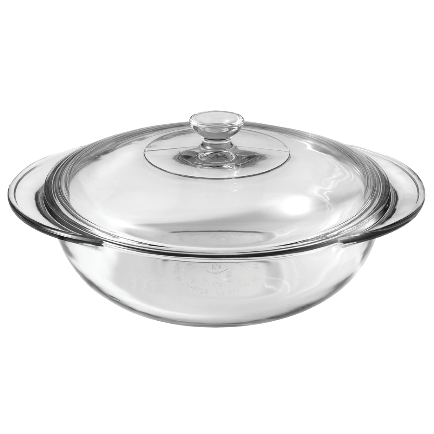 Anchor Hocking Oven Basics 2 Quart Glass Covered Casserole Dish Image 1