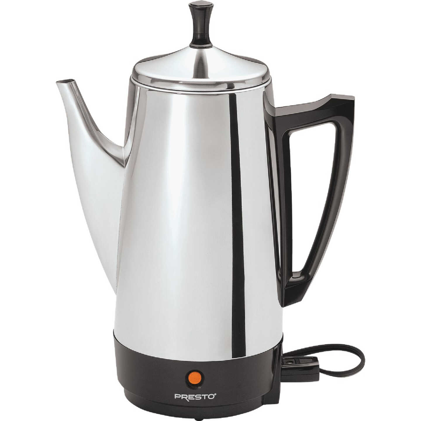 Presto 2 To 12 Cup Stainless Steel Electric Coffee Percolator Image 1