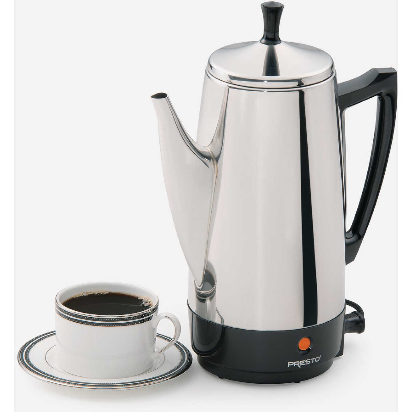 Presto 2 To 12 Cup Stainless Steel Electric Coffee Percolator Image 3