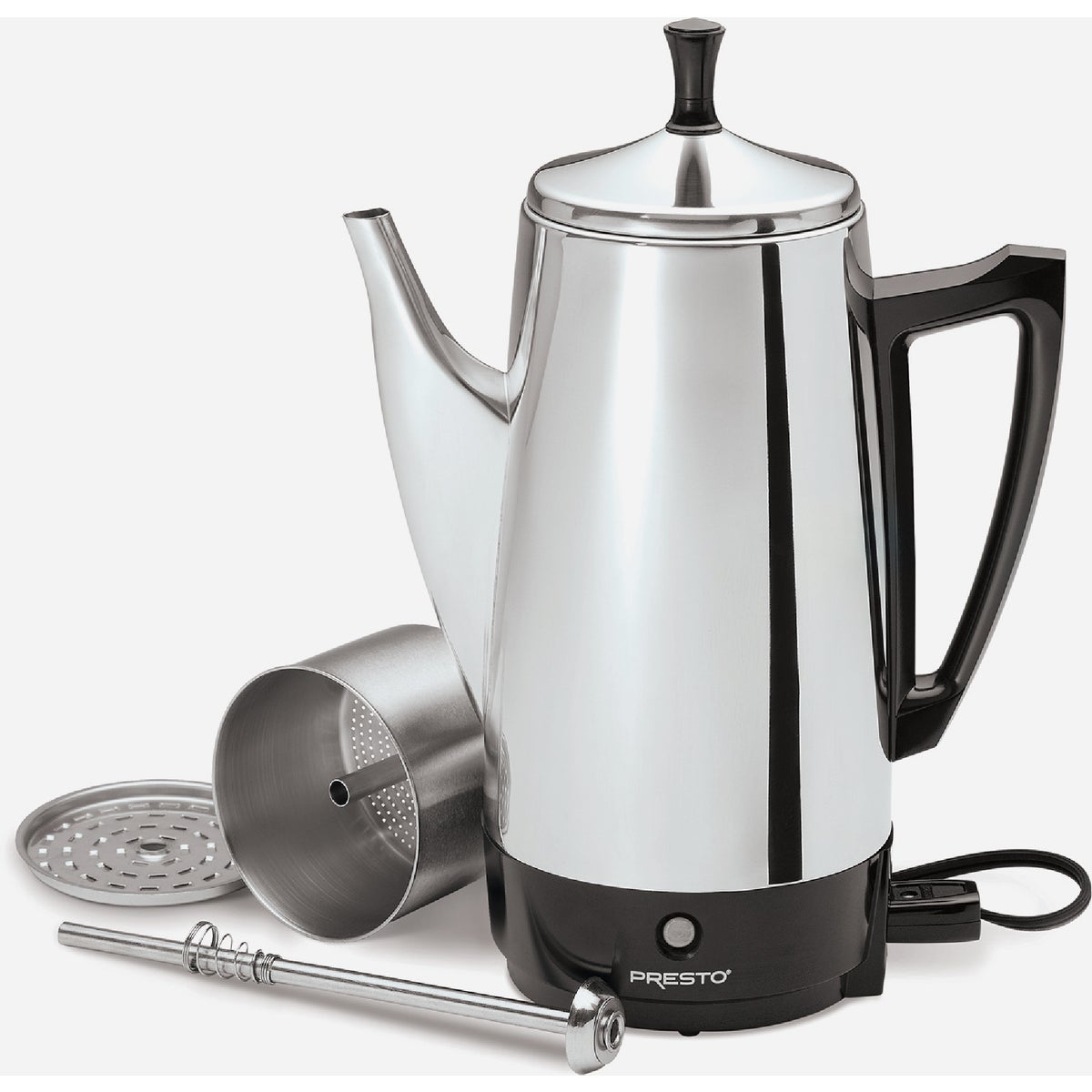 Presto 2 To 12 Cup Stainless Steel Electric Coffee Percolator Image 2