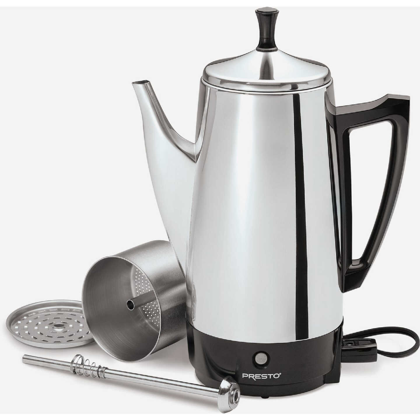 Presto 2 To 12 Cup Stainless Steel Electric Coffee Percolator Image 2