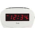La Crosse Technology Equity White Electric Alarm Clock Image 1