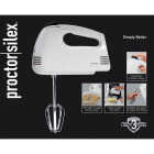 Proctor Silex 5-Speed White Hand Mixer Image 2