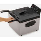 Presto ProFry 3 Qt. Silver Aluminum Dual Basket Deep Fryer Image 7