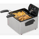 Presto ProFry 3 Qt. Silver Aluminum Dual Basket Deep Fryer Image 2