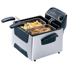 Presto ProFry 3 Qt. Silver Aluminum Dual Basket Deep Fryer Image 1