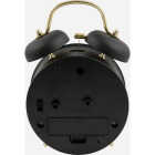 La Crosse Clock Co. Black Twin Bell Alarm Clock Image 4