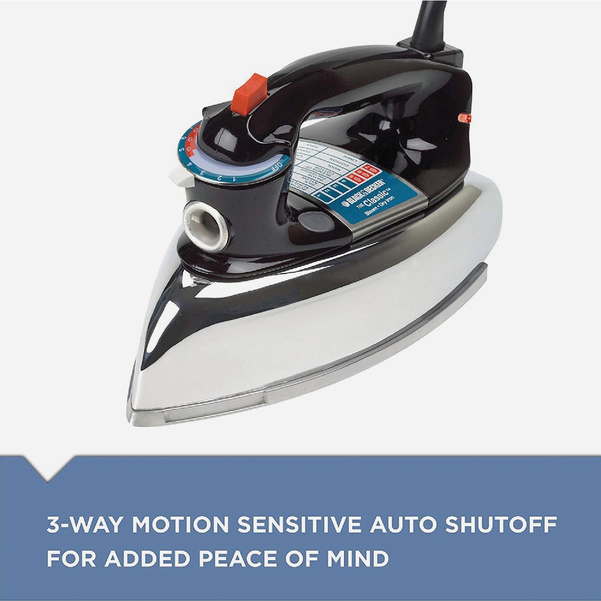 Black & Decker Classic Steam Iron Image 4