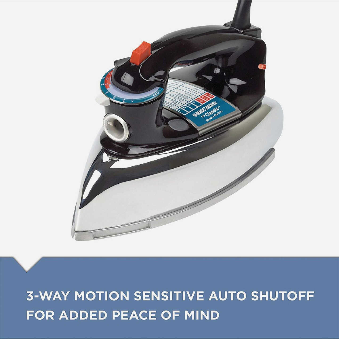 Black & Decker Classic Steam Iron Image 4