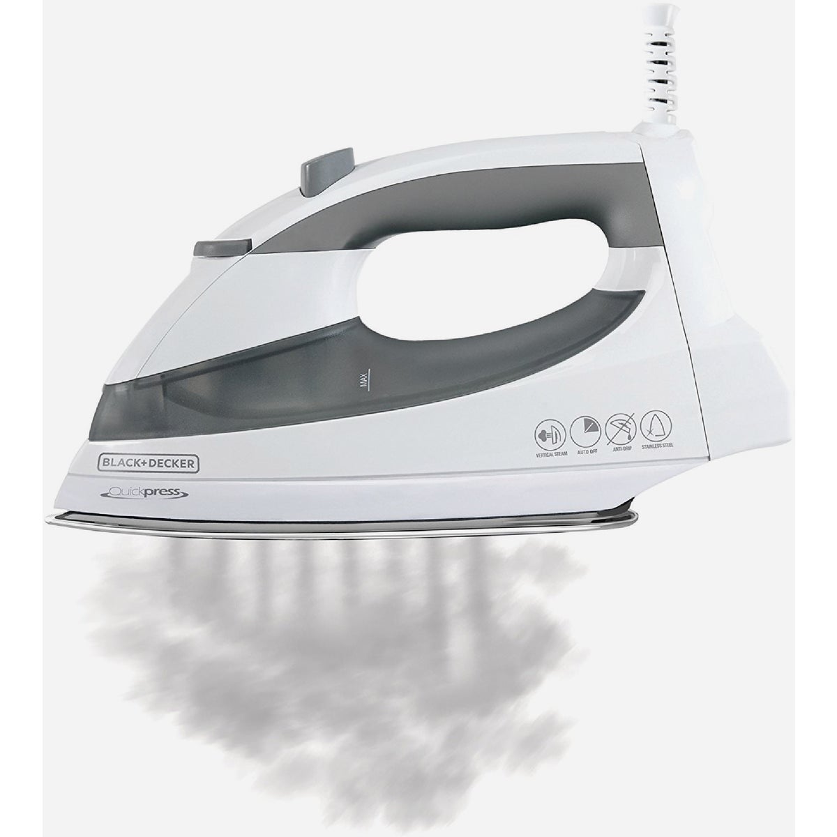 Black & Decker QuickPress 1200W Smart Steam Iron Image 2