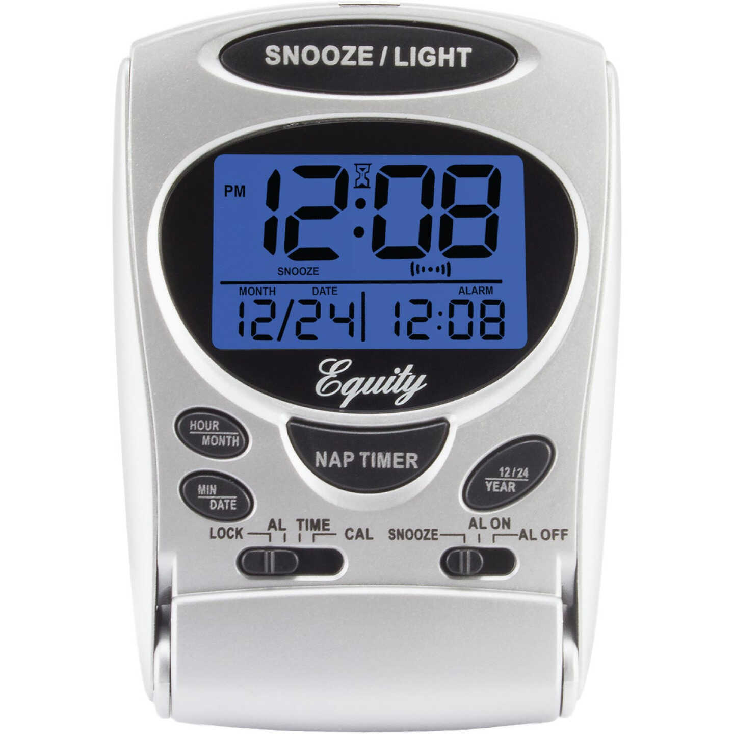 La Crosse Technology Equity LCD Travel Alarm Clock Image 5