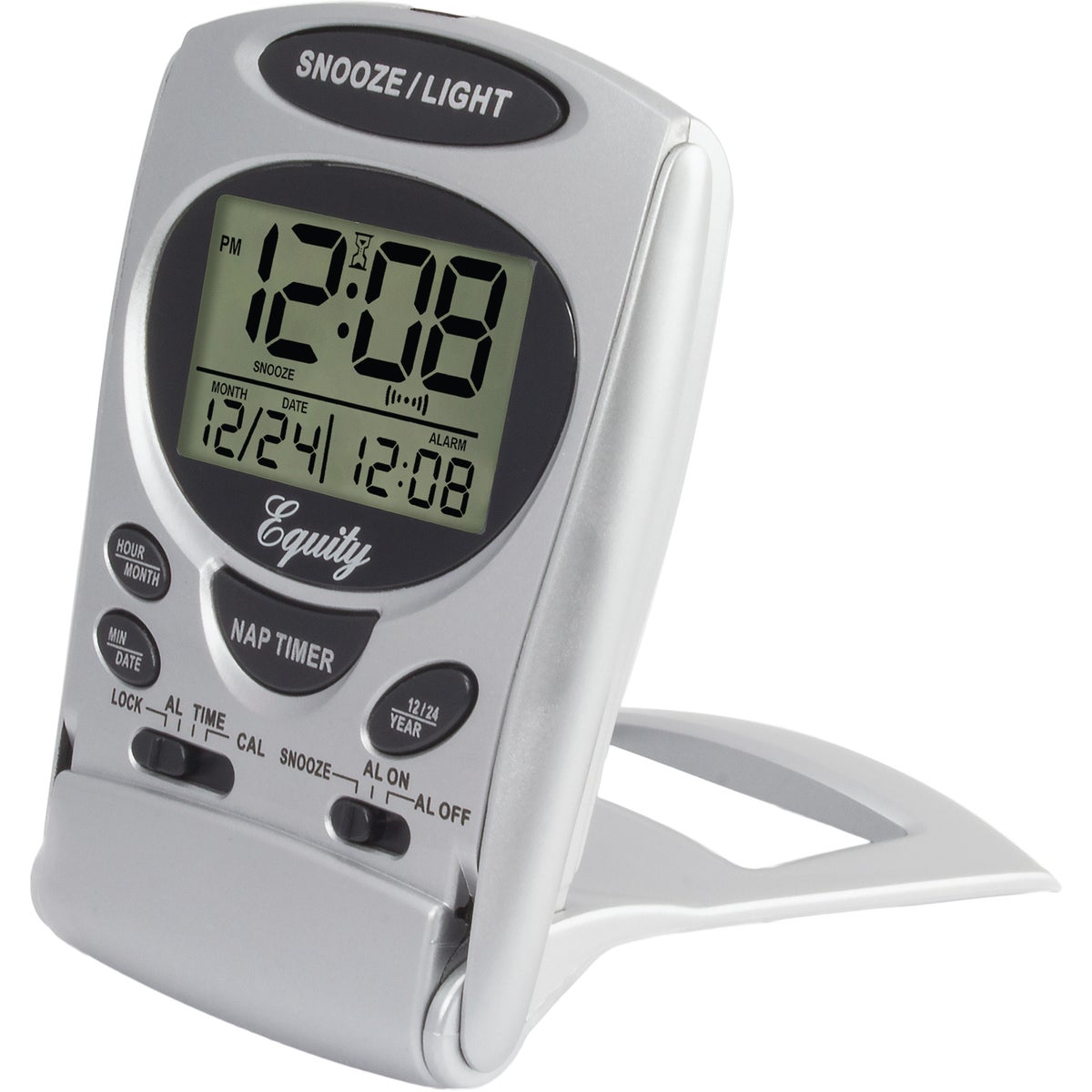 La Crosse Technology Equity LCD Travel Alarm Clock Image 4