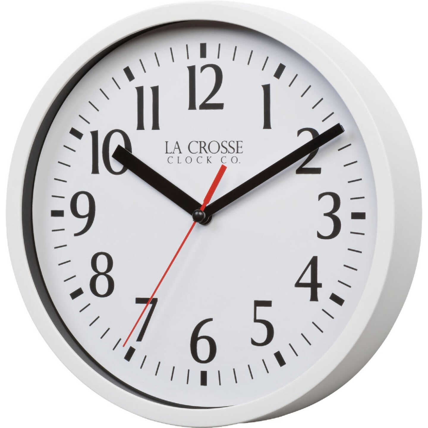 La Crosse Technology 8 In. White Basics Analog Wall Clock Image 4