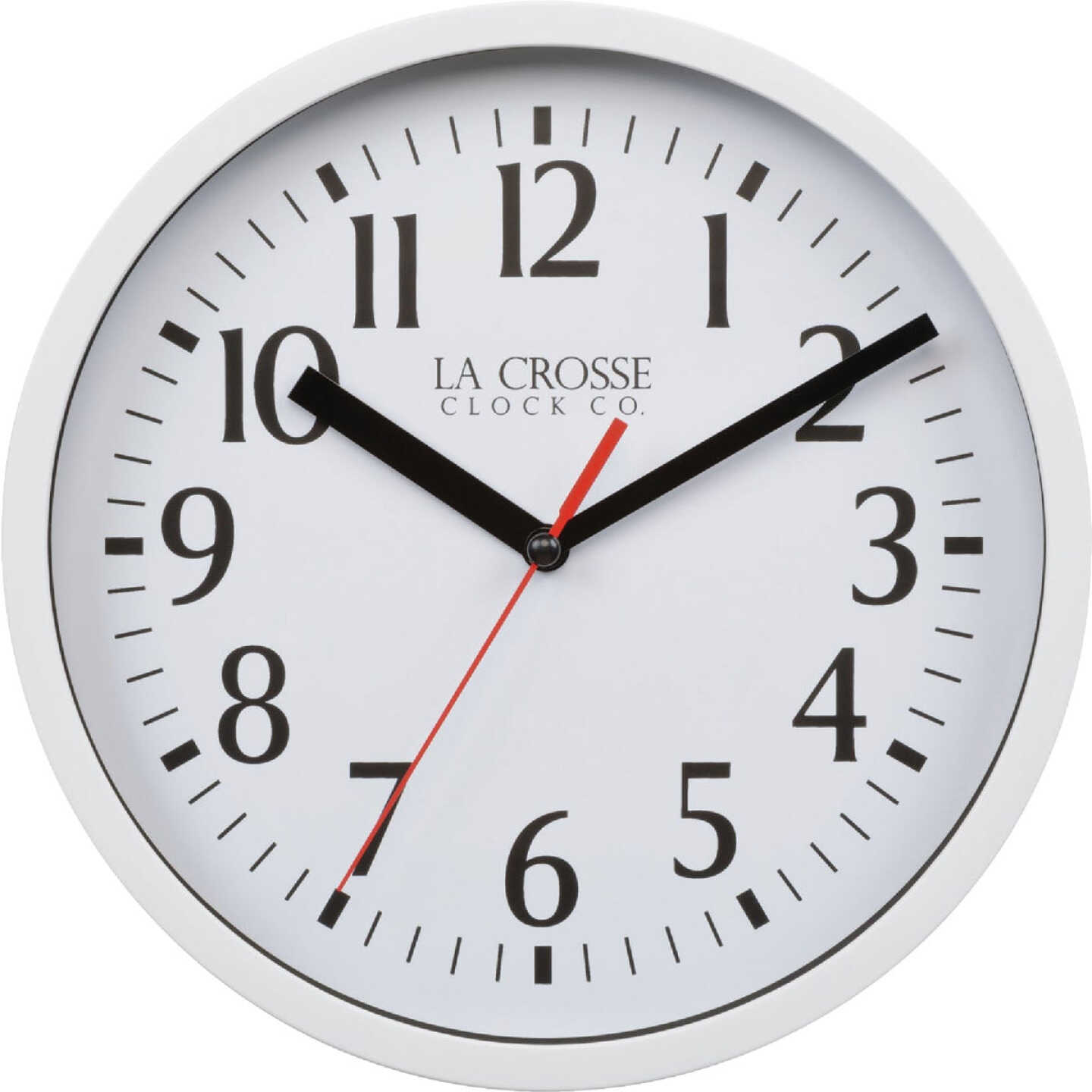 La Crosse Technology 8 In. White Basics Analog Wall Clock Image 1