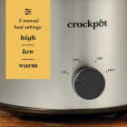 Crockpot 3 Qt. Stainless Steel Slow Cooker Image 4