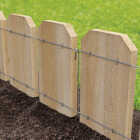 Greenes Fence 6 In. H. x 10 Ft. L. Cedar Lawn Edging Image 2