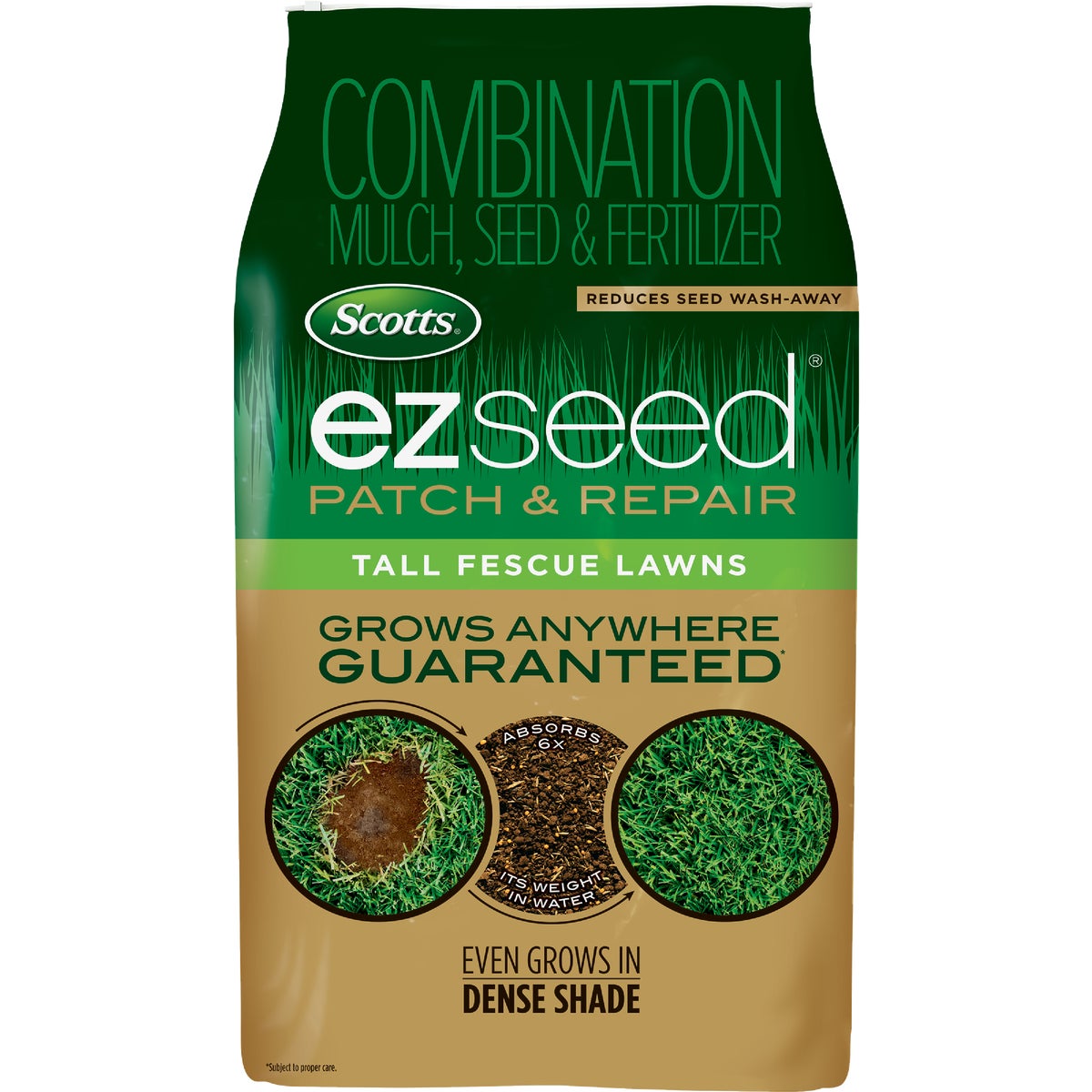Scotts EZ Seed 20 Lb. 445 Sq. Ft. Patch & Repair For Tall Fescue Lawns Mulch, Seed and Fertilizer Combination