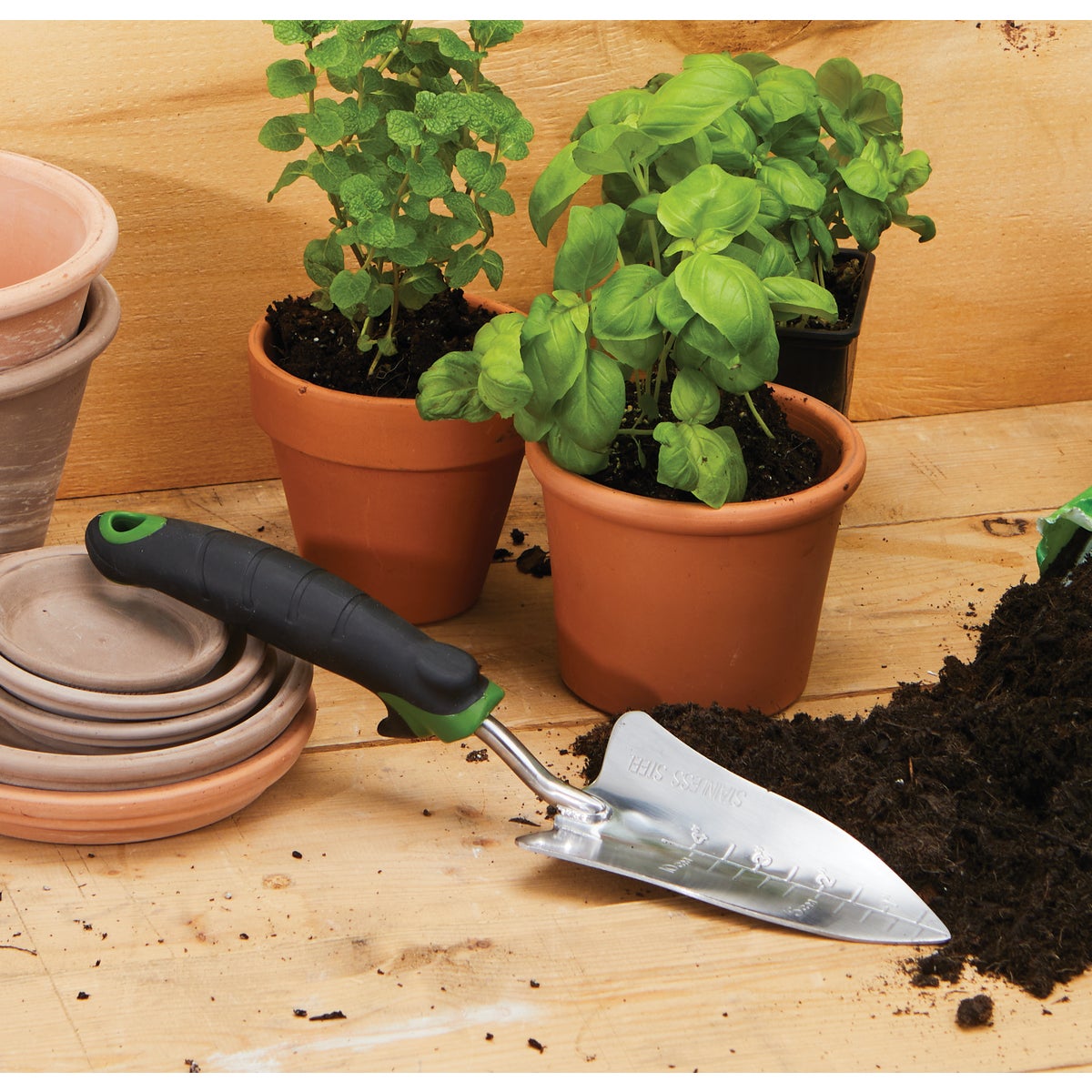 Best Garden 12 In. Steel Hand Transplanter Image 5