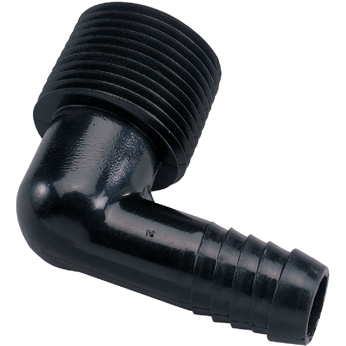 Orbit 3/4 In. MNPT x 1/2 In. Barbed High Impact Plastic Elbow Image 1