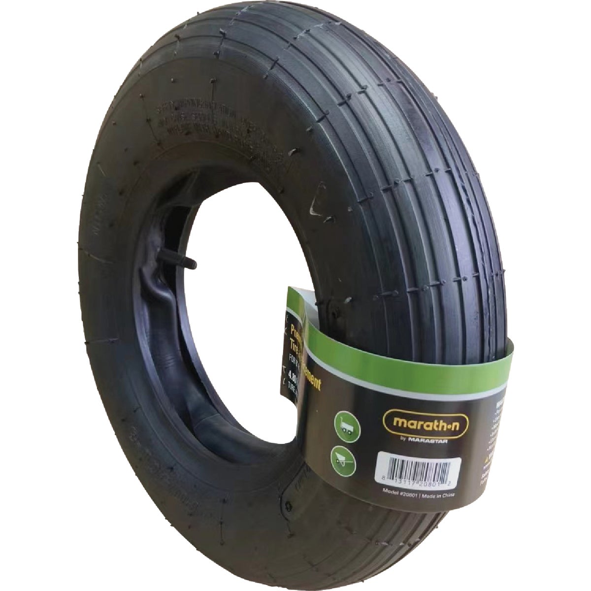 Marathon 4.80/4.00 - 8 In. Replacement Tire & Tube Image 3