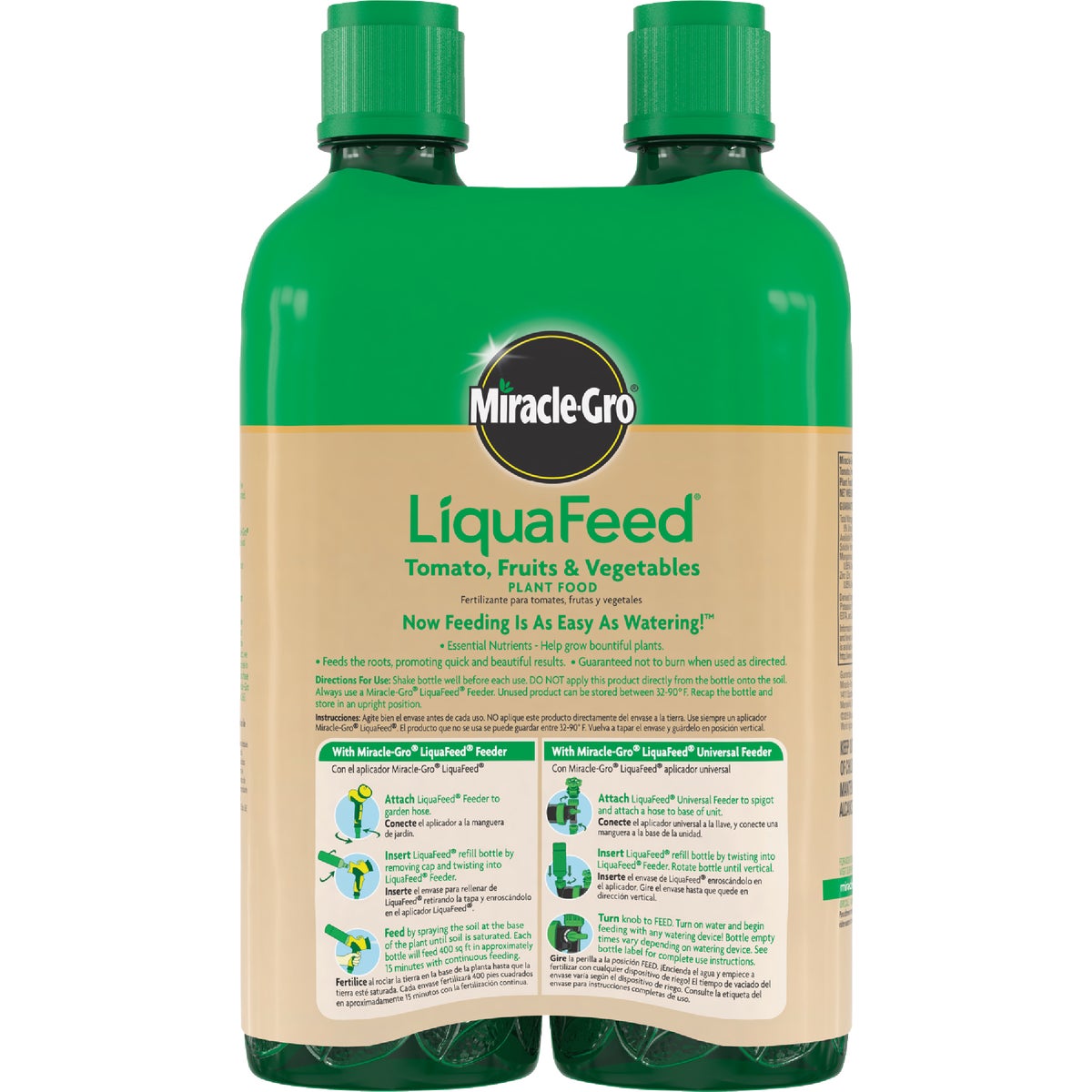 Miracle-Gro LiquaFeed 16 Oz. Liquid Tomato, Fruits & Vegetables Plant Food (2-Pack) Image 2