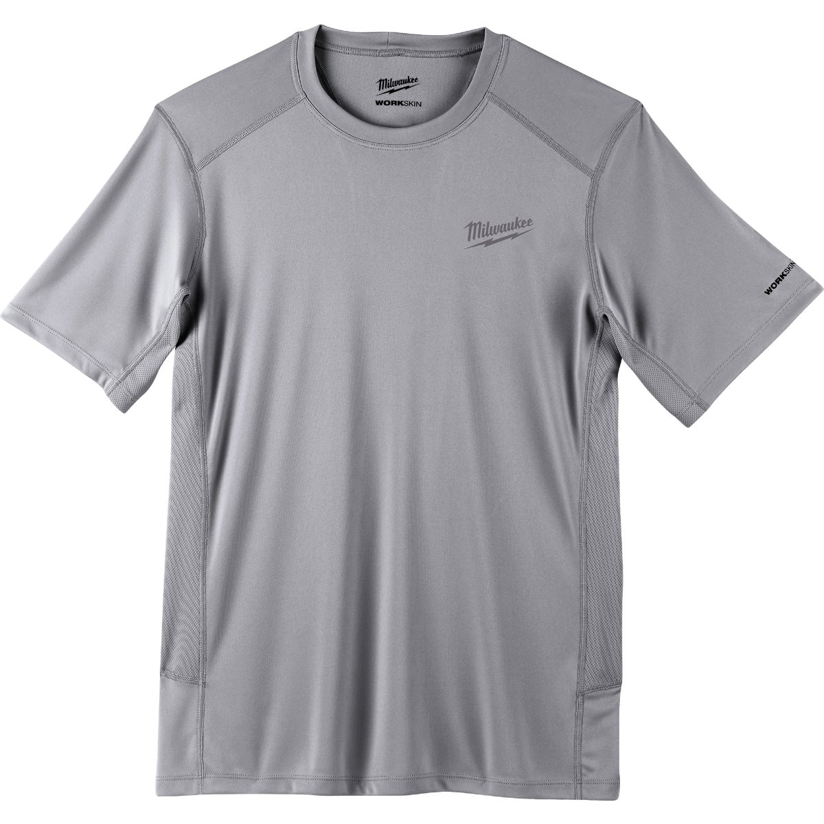 Milwaukee Workskin 2XL Gray Short Sleeve Men's Lightweight Performance Shirt Image 2