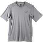 Milwaukee Workskin XL Gray Short Sleeve Men's Lightweight Performance Shirt Image 2