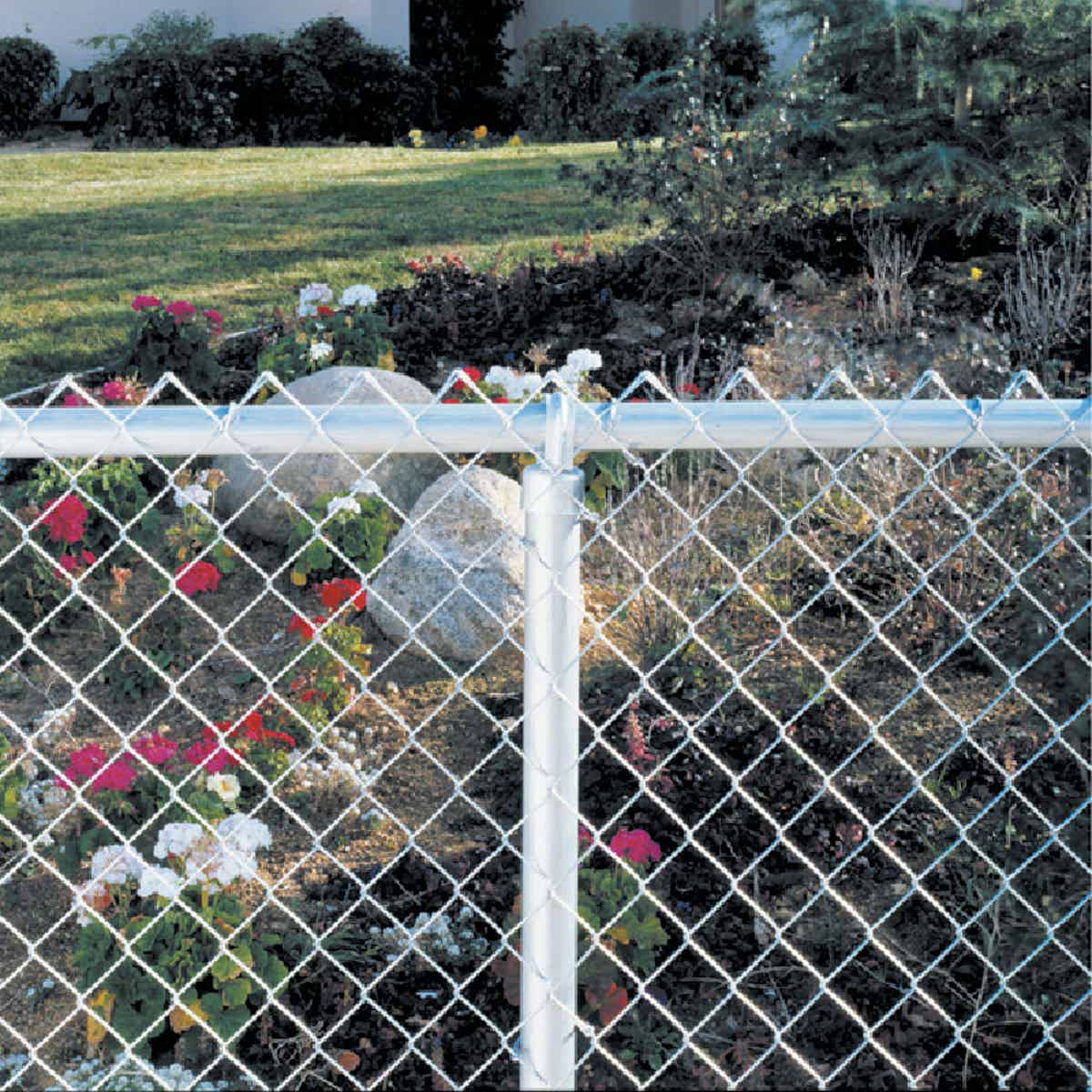 Midwest Air Tech 10 ft. 5 in. L x 1-3/8 in. I.D. 17 Ga. Steel Chain Link Fence Top Rail Image 2