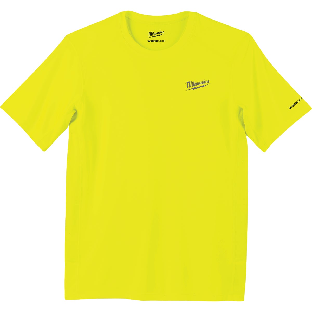 Milwaukee Workskin Medium High Visibility Short Sleeve Men's Lightweight Performance Shirt Image 2