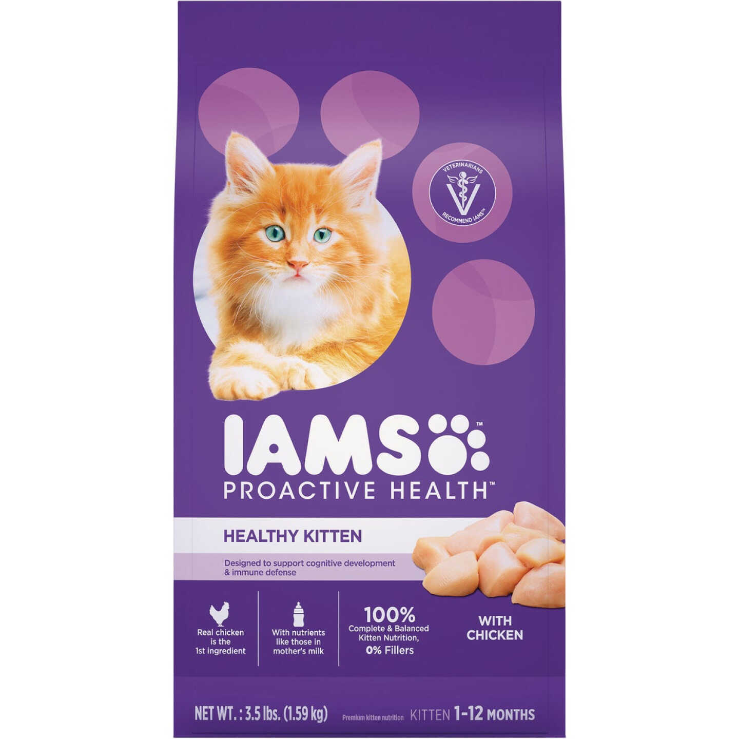 Iam Proactive Health 3.5 Lb. Chicken Flavor Dry Kitten Food Image 1