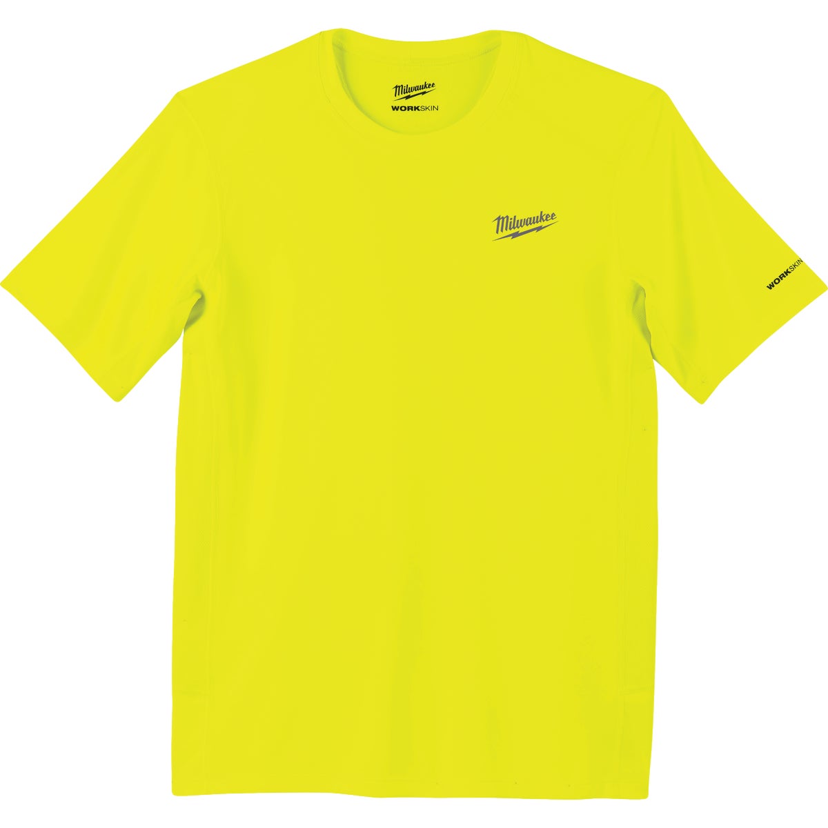 Milwaukee Workskin Large High Visibility Short Sleeve Men's Lightweight Performance Shirt Image 2