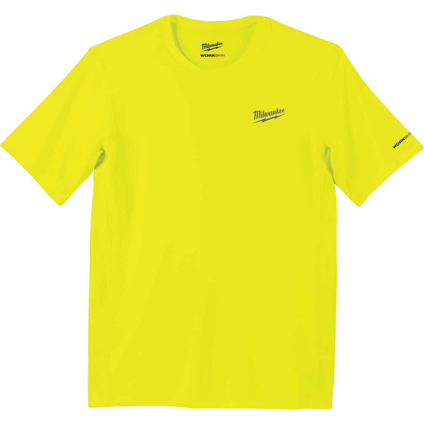 Milwaukee Workskin Large High Visibility Short Sleeve Men's Lightweight Performance Shirt Image 2