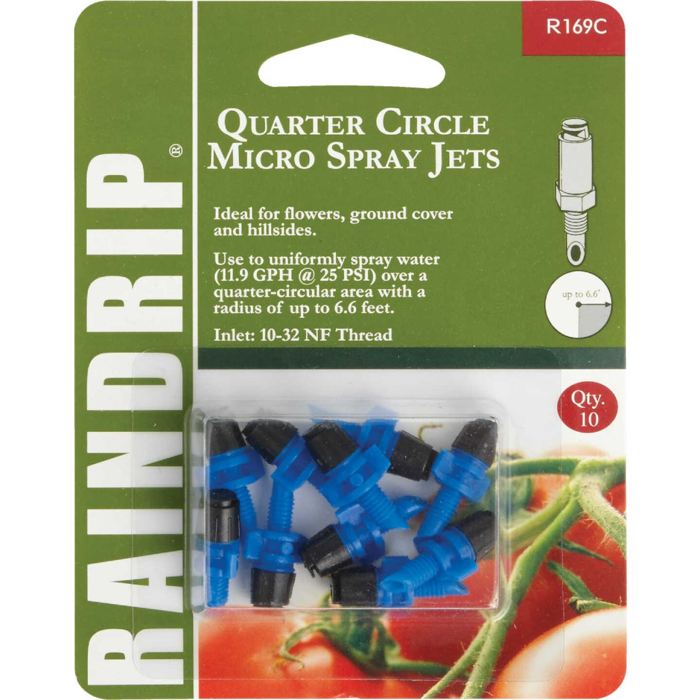 Raindrip Quarter Circle Micro Jet Sprayer (10-Pack) Image 1