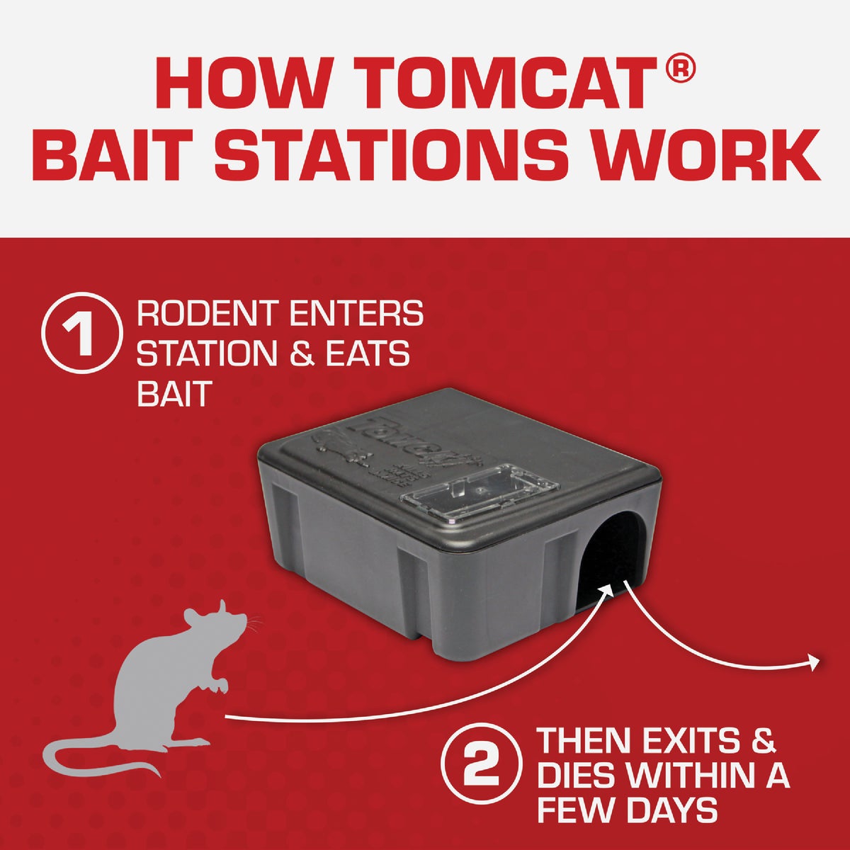 TOMCAT Refillable Bait Station Rat & Mouse Killer (15-Refill) Image 4