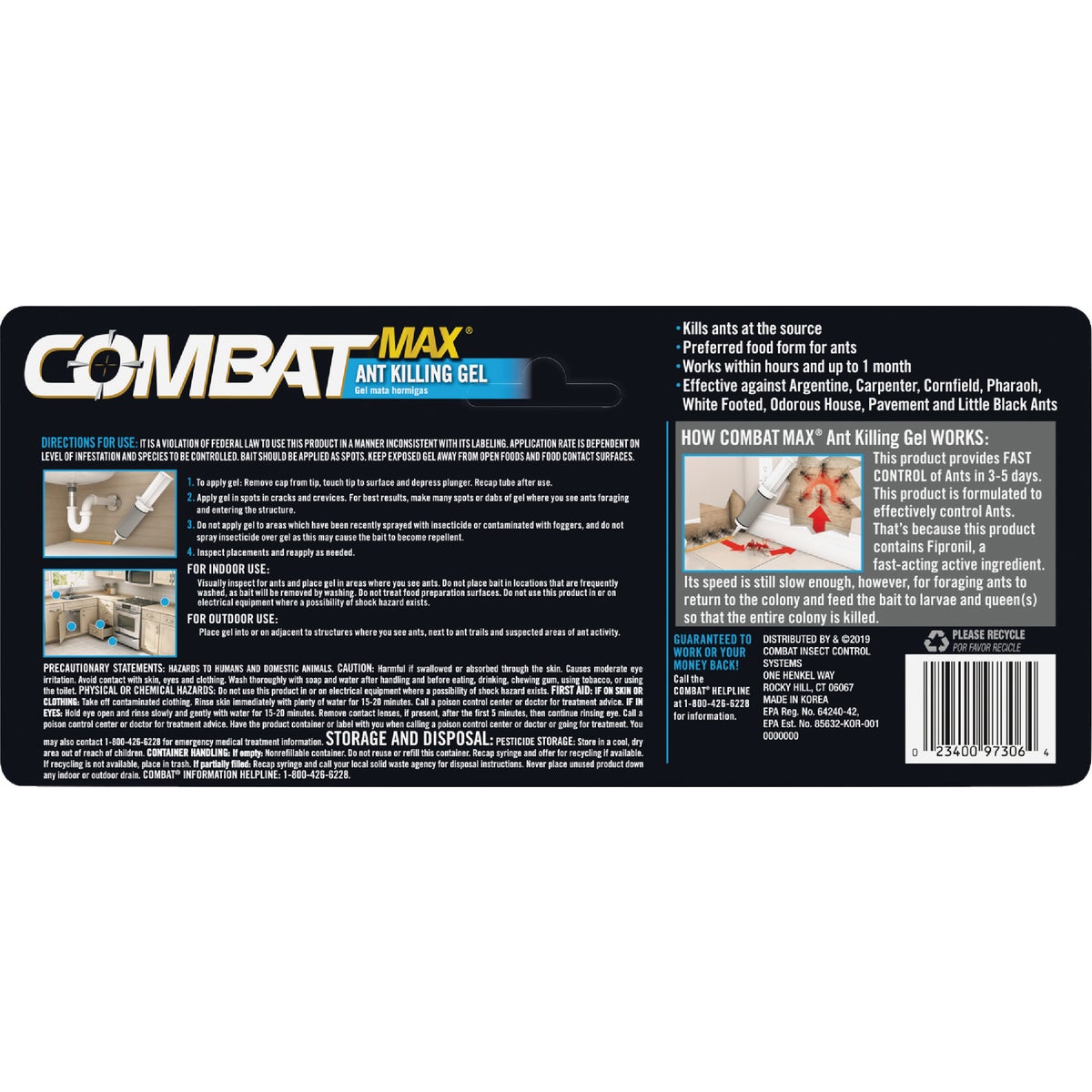 Combat Max 0.95 Oz. Tube Ant Bait Gel Image 6