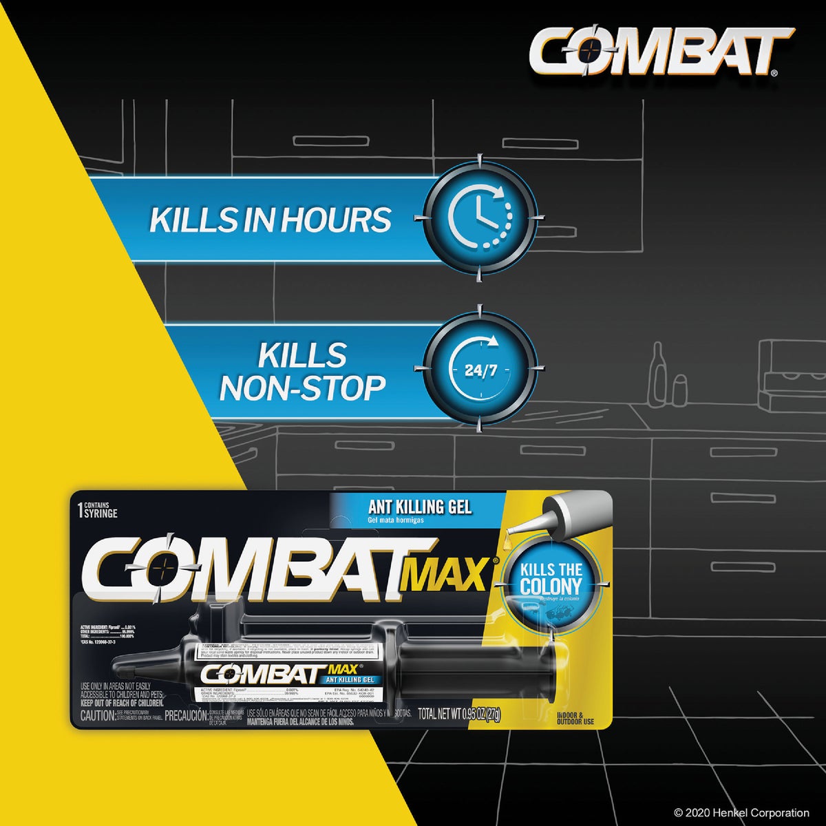 Combat Max 0.95 Oz. Tube Ant Bait Gel Image 2
