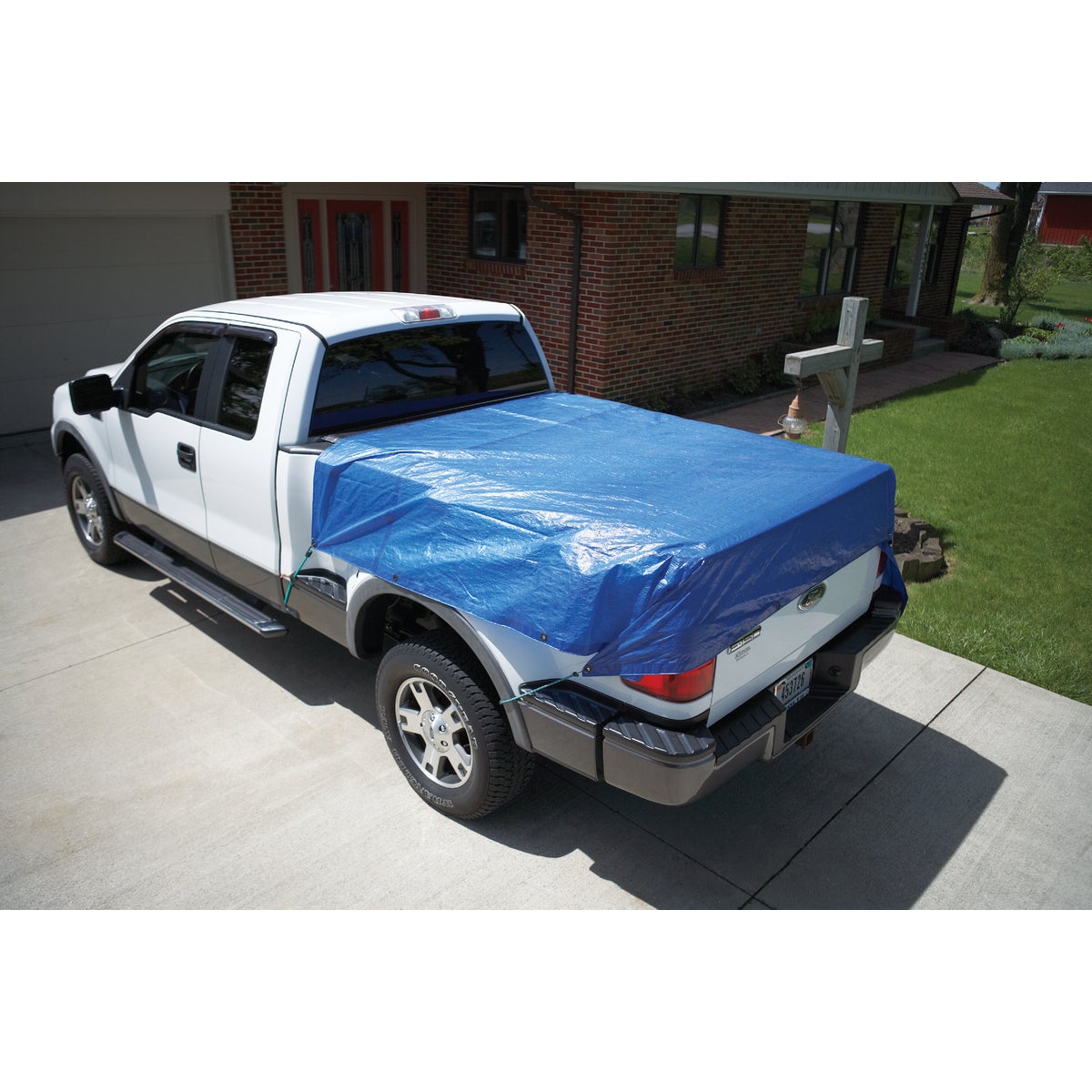 Do it Best Blue Woven 8 Ft. x 10 Ft. Medium Duty Poly Tarp Image 2