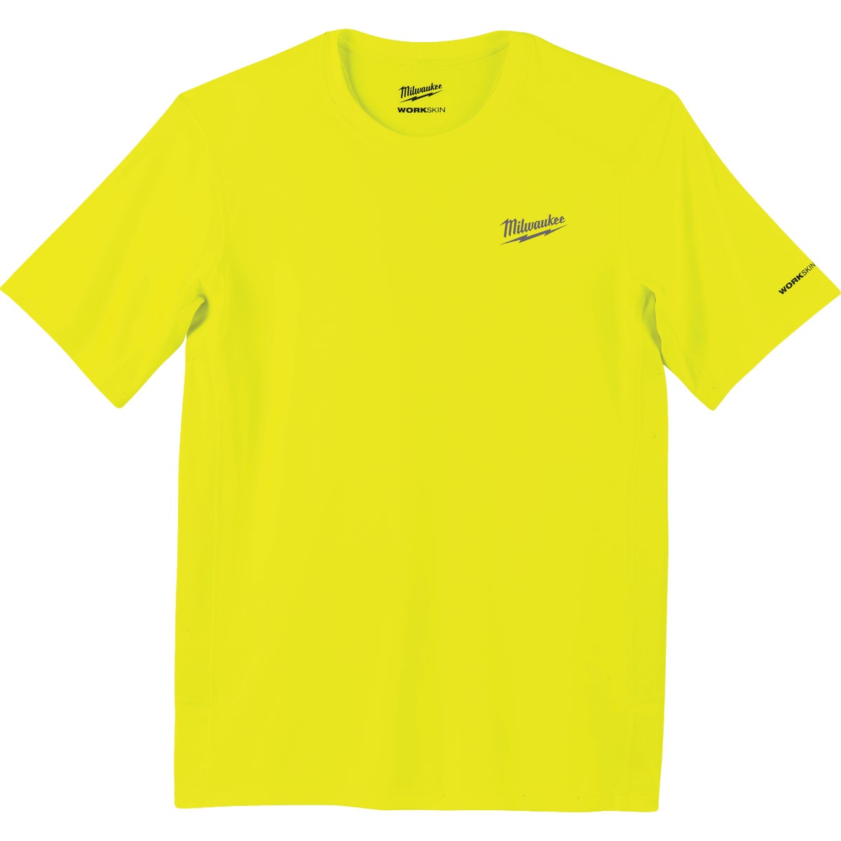 Milwaukee Workskin XL High Visibility Short Sleeve Men's Lightweight Performance Shirt Image 2