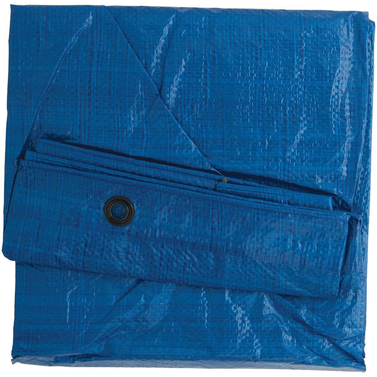 Do it Best Blue Woven 6 Ft. x 8 Ft. Medium Duty Poly Tarp Image 4