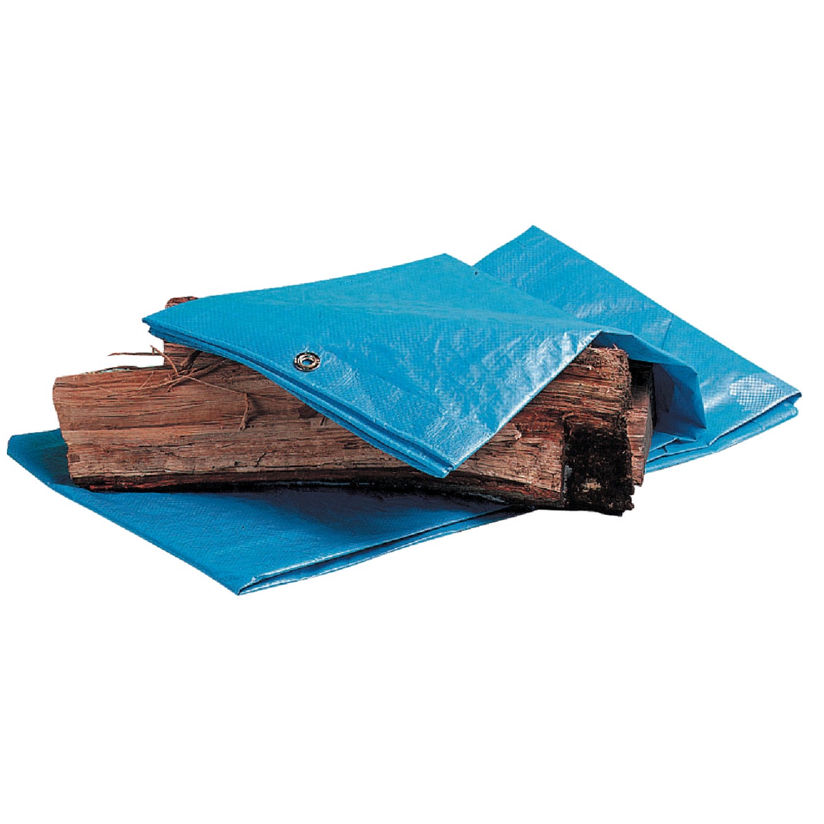 Do it Best Blue Woven 6 Ft. x 8 Ft. Medium Duty Poly Tarp Image 2