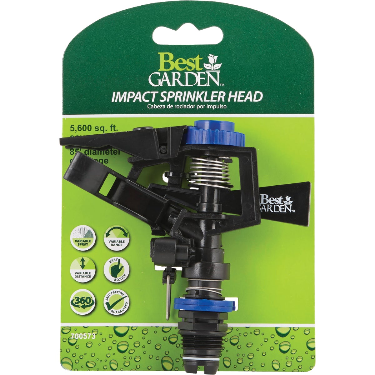 Best Garden Poly 85 Ft. Dia. Impulse Sprinkler Head Image 2
