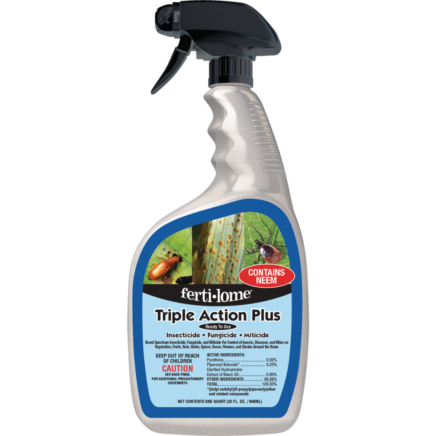 Ferti-lome Triple Action Plus 32 Oz. Ready To Use Trigger Spray Insect & Disease Killer Image 1