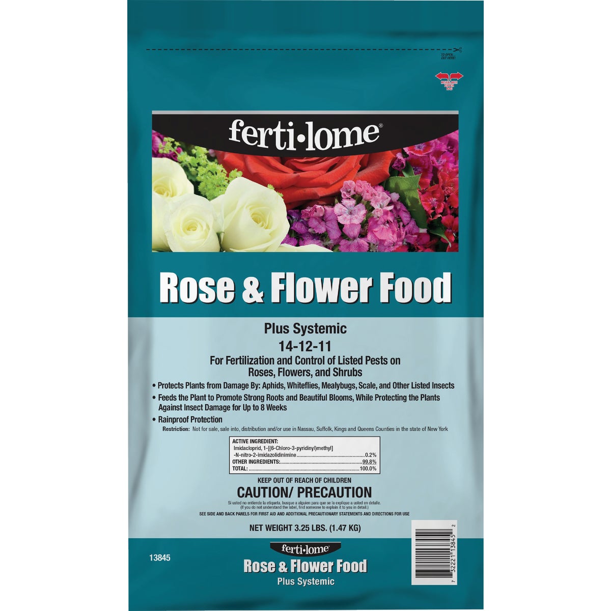 Ferti-lome 3.25 Lb. 14-12-11 Rose & Flower Dry Plant Food