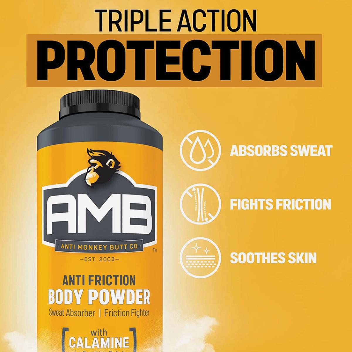 Anti Monkey Butt 1.5 Oz. Calamine Body Powder Image 2