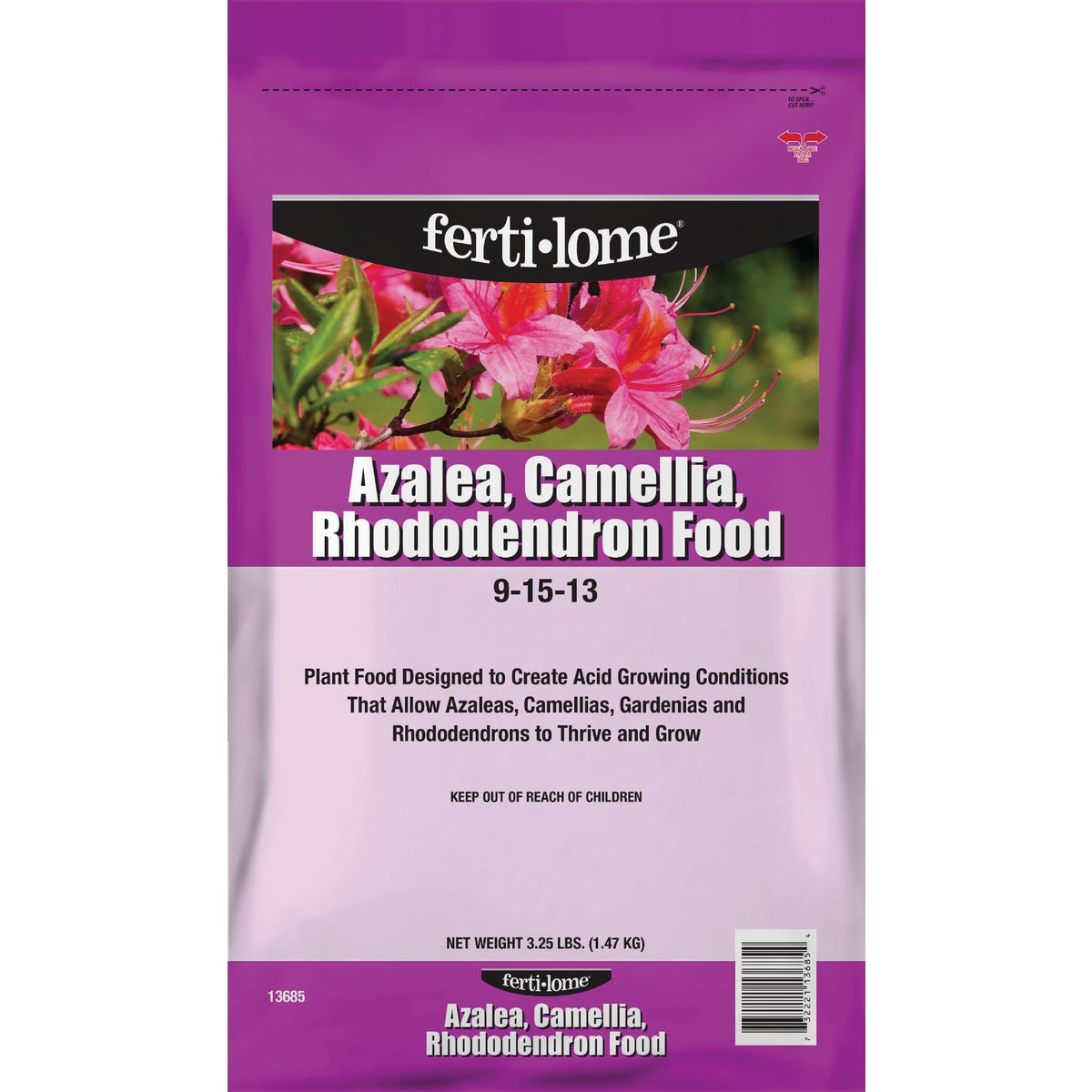 Ferti-lome 3.25 Lb. 9-15-13 + Imidacloprid Azalea & Evergreen Dry Plant Food