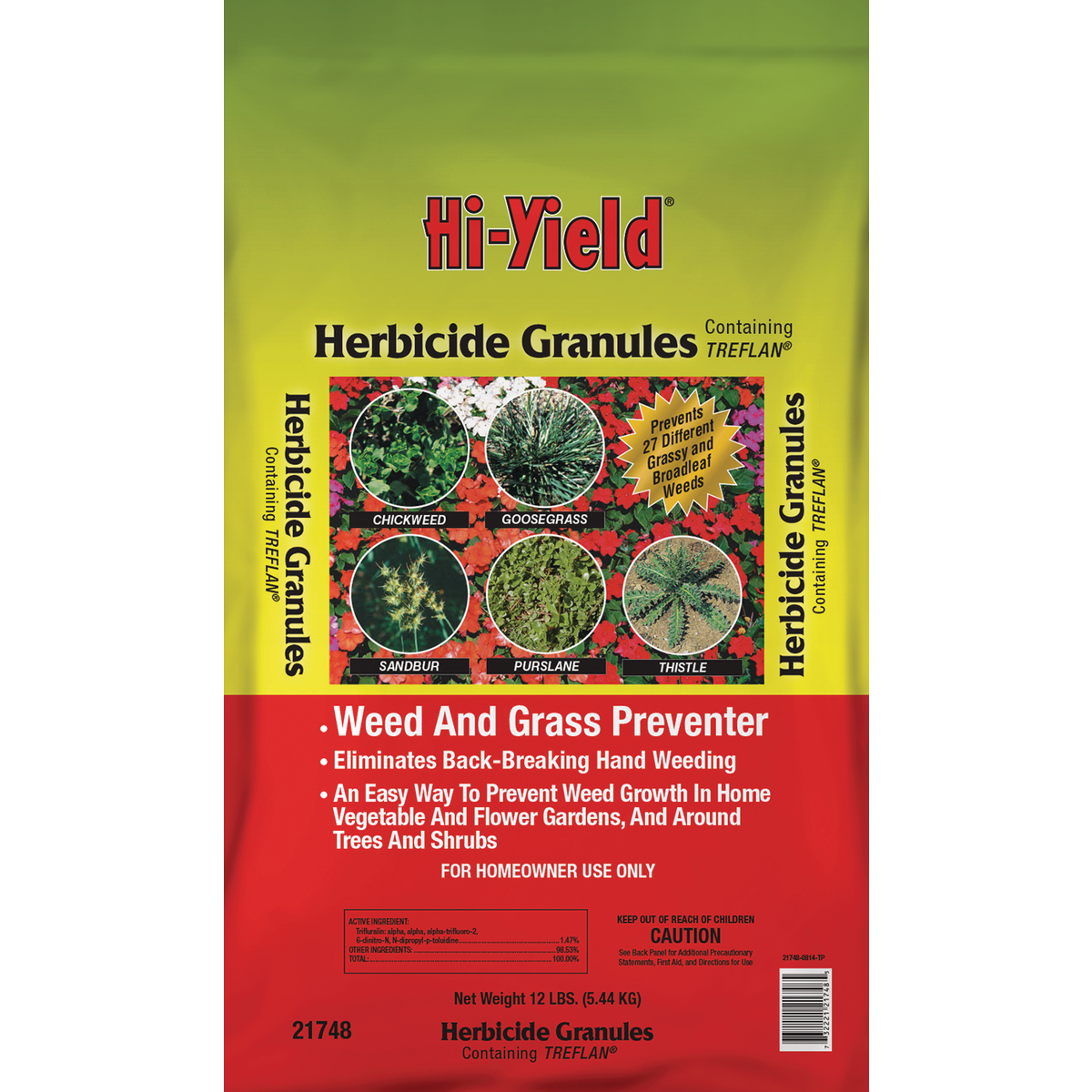 Hi-Yield 15 Lb. Ready To Use Granules Grass & Weed Preventer