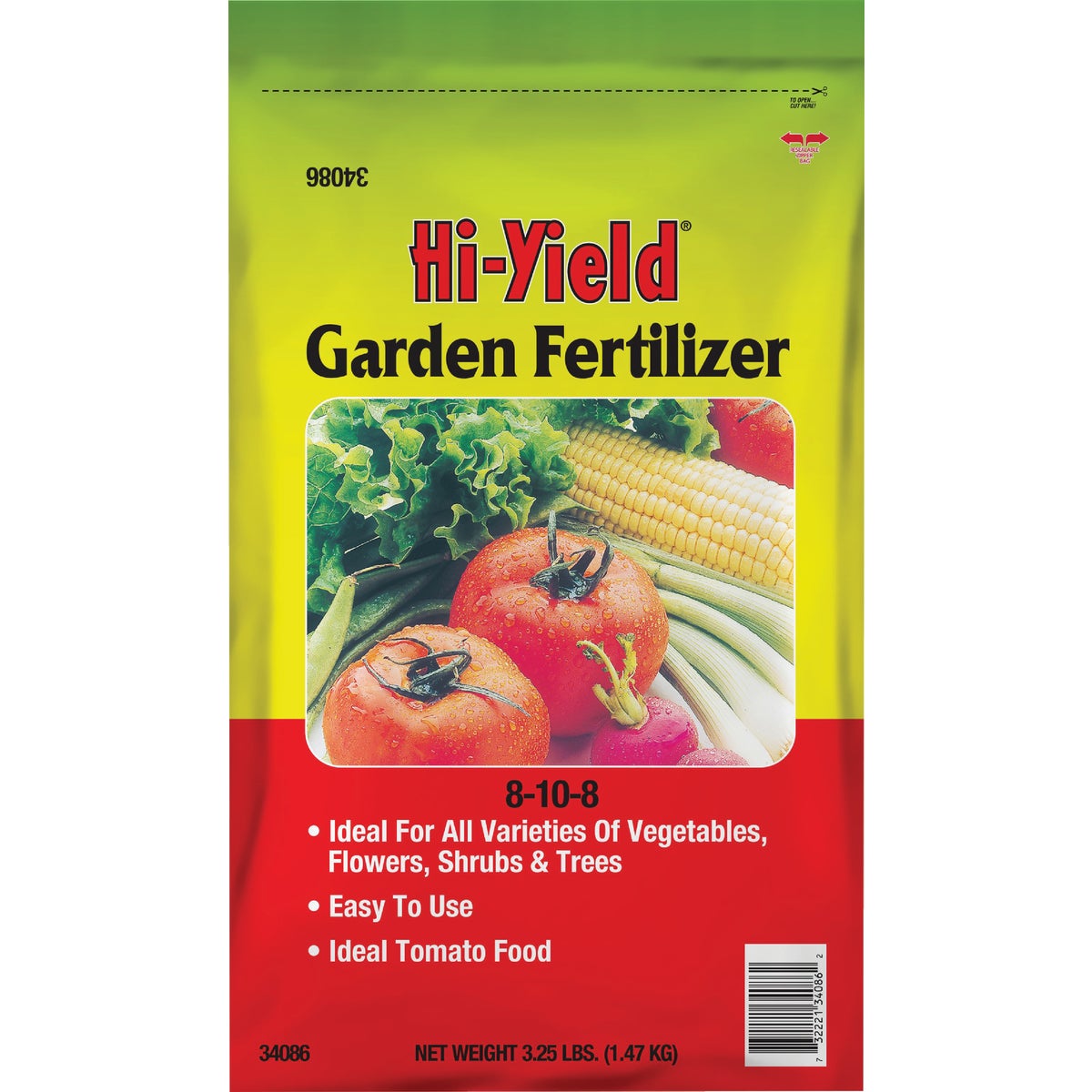 Hi-Yield 3.25 Lb. 8-10-8 Dry Plant Food Garden Fertilizer