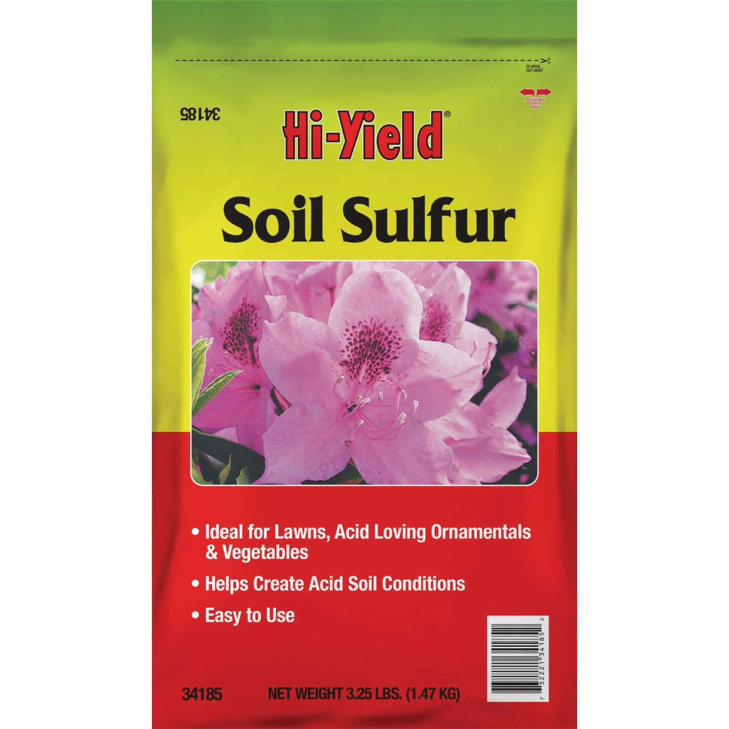 Hi-Yield 3.25 Lb. 300 Ft. Coverage Soil Sulfur Image 1
